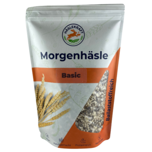 Verpackung Morgenhäsle Basic Müsli ballaststoffreich