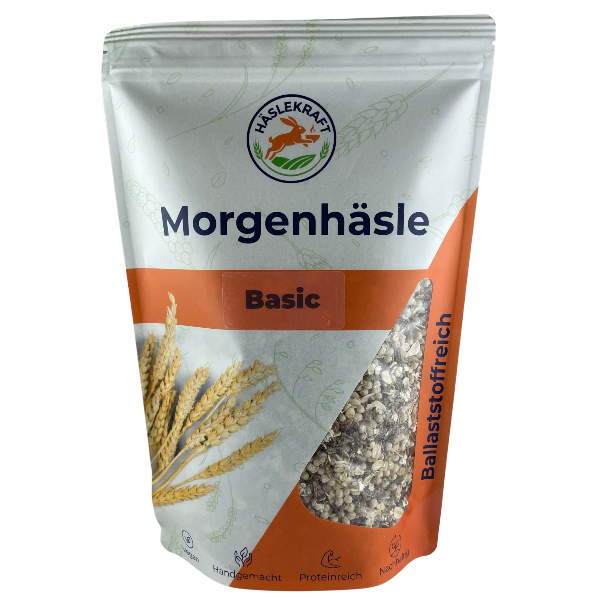 Verpackung Morgenhäsle Basic Müsli ballaststoffreich