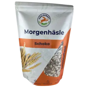 Schoko-Müsli Morgenhäsle von Häslekraft in Verpackung