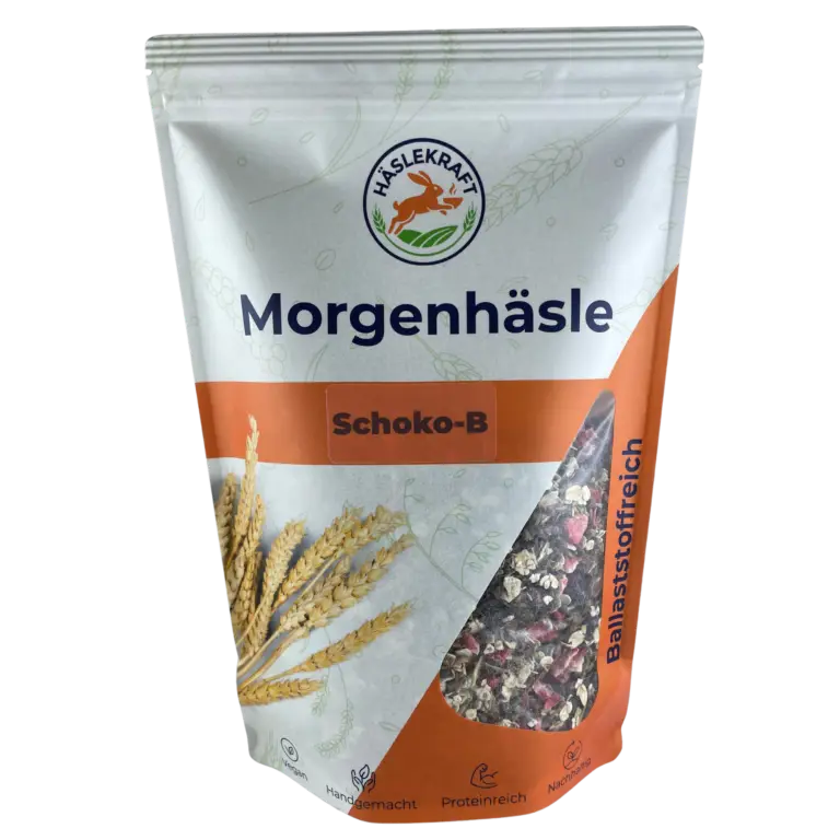 Verpackung Morgenh&auml;sle Schoko-B M&uuml;sli von H&auml;slekraft